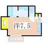 鹿児島市電１系統/荒田八幡駅 徒歩14分 8階 築4年 1Rの間取り