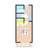 2階 築28年 1Kの間取り