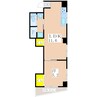 鹿児島市電１系統/二中通駅 徒歩1分 4階 築41年 1LDKの間取り
