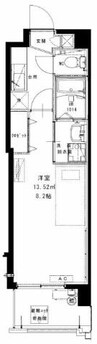 鹿児島市電１系統/騎射場駅 徒歩1分 9階 築浅 1Kの間取り