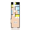鹿児島市電２系統/中郡駅 徒歩4分 2階 築18年 1DKの間取り
