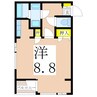 鹿児島市電１系統/鴨池駅 徒歩4分 1階 築12年 1Rの間取り