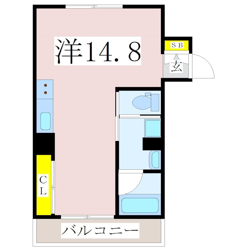 間取り図 鹿児島本線/鹿児島中央駅 徒歩43分 1階 築2年