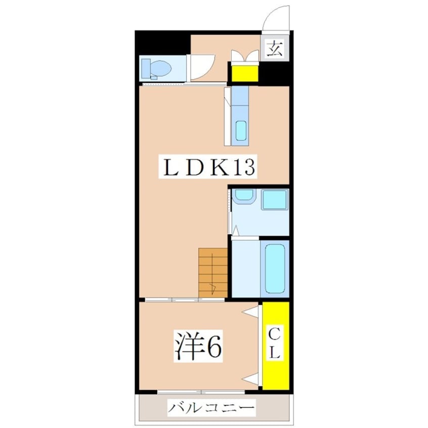 間取図 指宿枕崎線/宇宿駅 徒歩25分 2階 築9年
