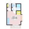鹿児島市電２系統/中郡駅 徒歩6分 2階 築23年 1Rの間取り