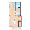 緑ハイツ 1Kの間取り