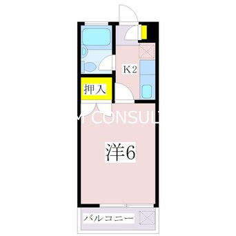 間取図 コーポラス笹貫A棟