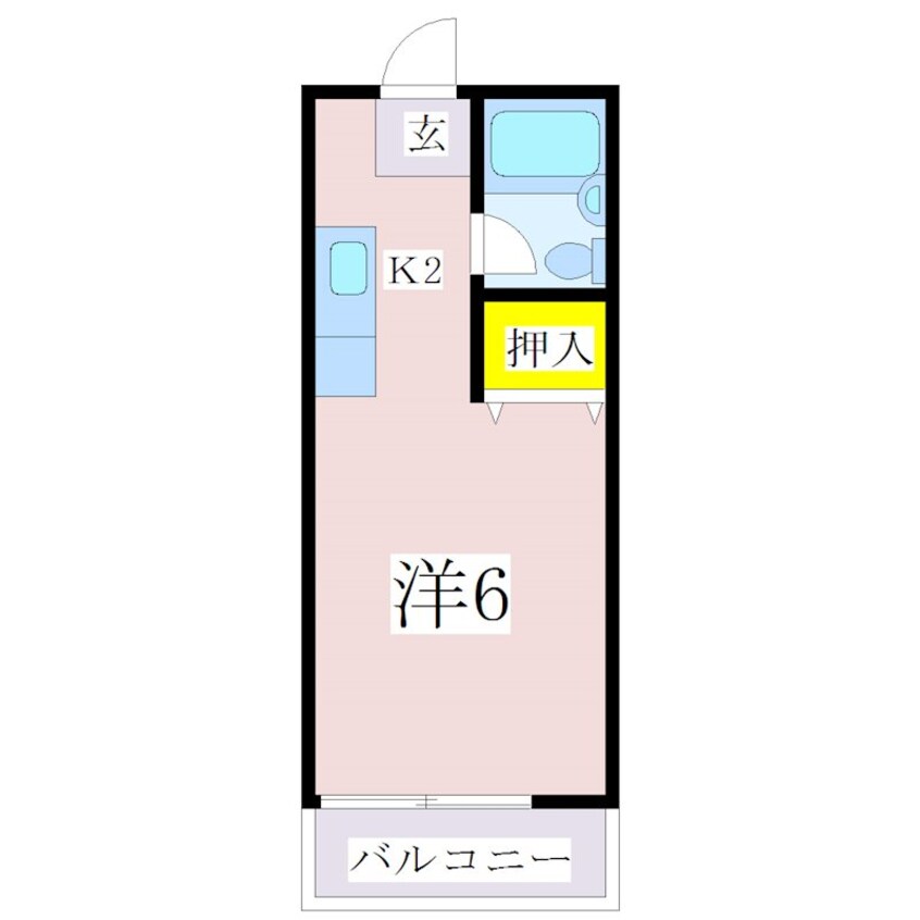 間取図 コーポラス笹貫A棟