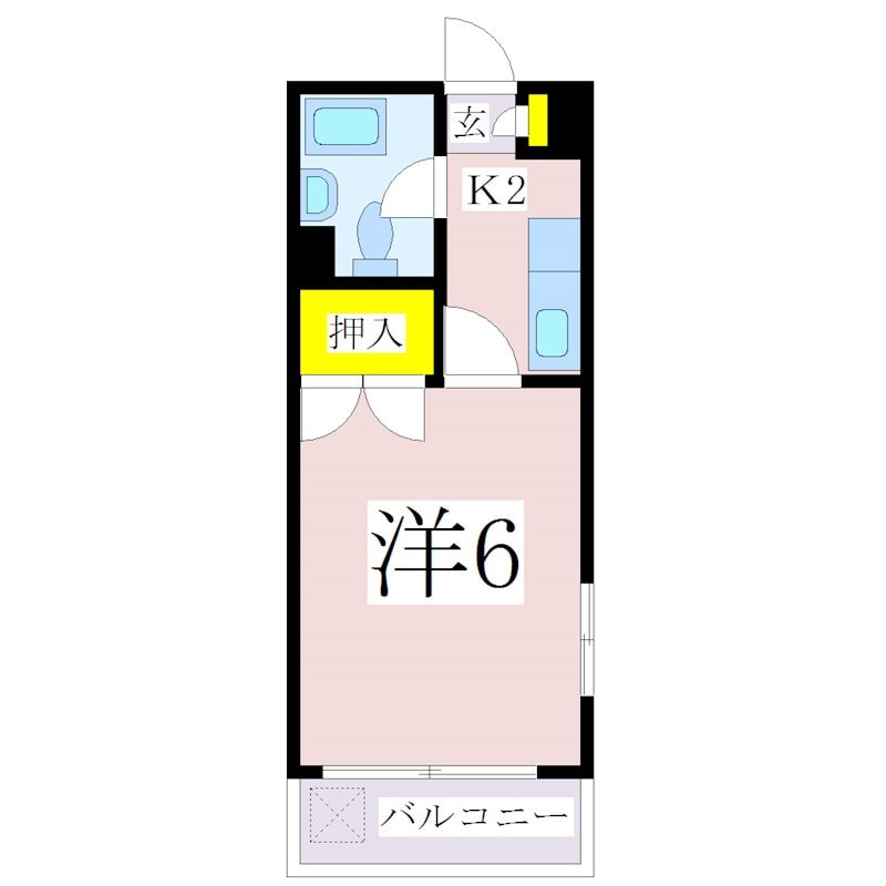間取り図 コーポラス笹貫B棟