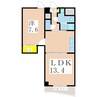 鹿児島市電１系統/騎射場駅 徒歩21分 8階 築19年 1LDKの間取り