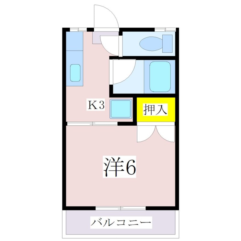 間取図 光コーポ
