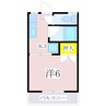 光コーポ 1Kの間取り