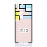 サザンロッジ 1Rの間取り