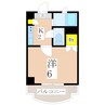 鹿児島市電１系統/二中通駅 徒歩4分 2階 築28年 1Kの間取り