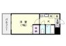 鹿児島市電２系統/加治屋町駅 徒歩12分 3階 築28年 1Kの間取り