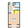 鹿児島市電１系統/荒田八幡駅 徒歩5分 2階 築29年 1Kの間取り