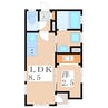鹿児島市電１系統/鹿児島駅前駅 徒歩16分 2階 築9年 1LDKの間取り