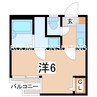 ゆのし館 1Kの間取り