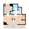 ゆのし館 1Kの間取り