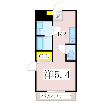間取図 鹿児島市電１系統/荒田八幡駅 徒歩5分 4階 築7年