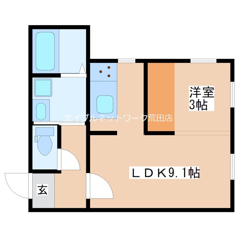 間取り図 ［69-1］鹿児島中央駅-自衛隊・国分-重久車庫/稲荷町（鹿児島県） 4階 1年未満