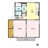 指宿枕崎線/谷山駅 徒歩37分 1階 築20年 2DKの間取り