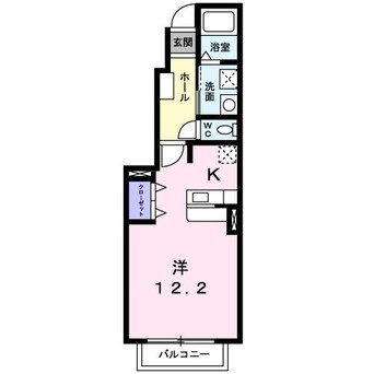 間取図 135/川畑 1階 築14年