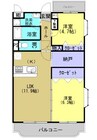 指宿枕崎線/谷山駅 徒歩47分 2階 築18年 2LDK+Sの間取り