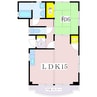 鹿児島市電１系統/上塩屋駅 徒歩4分 3階 築27年 1LDKの間取り