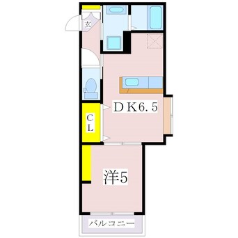 間取図 指宿枕崎線/谷山駅 徒歩11分 1階 築12年