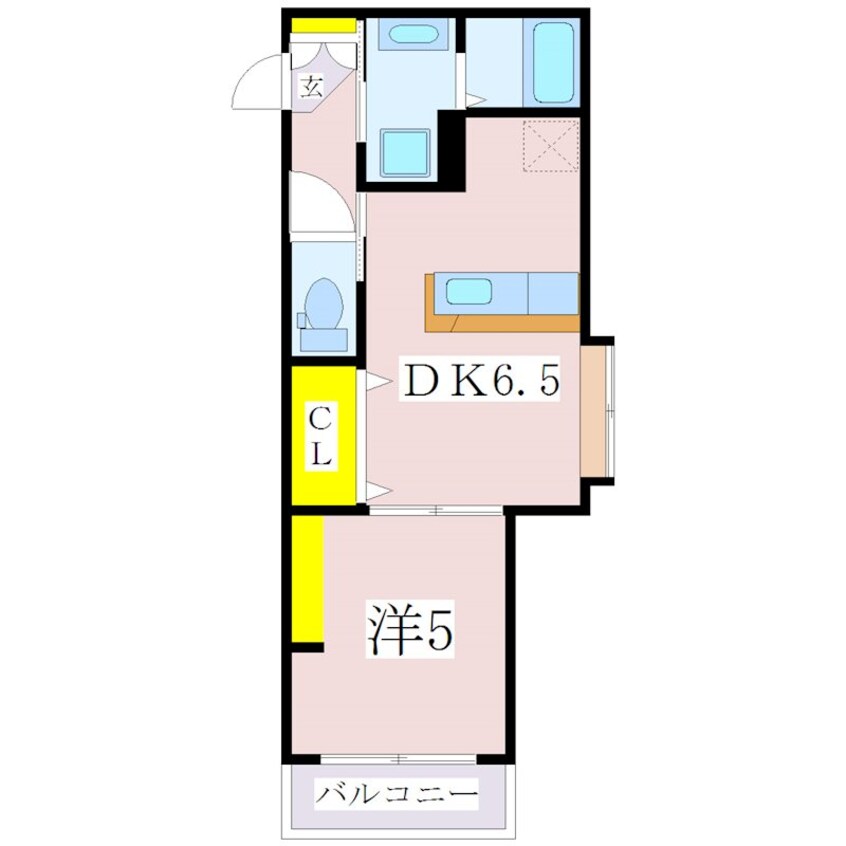 間取図 指宿枕崎線/谷山駅 徒歩11分 1階 築12年