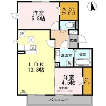 間取図 指宿枕崎線/坂之上駅 徒歩10分 1階 築10年