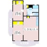 指宿枕崎線/慈眼寺駅 徒歩21分 3階 築32年 2LDKの間取り
