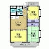 指宿枕崎線/慈眼寺駅 徒歩8分 3階 築28年 3DKの間取り