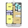 指宿枕崎線/二月田駅 徒歩17分 2階 築16年 2LDKの間取り