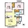 指宿枕崎線/慈眼寺駅 徒歩7分 1階 築9年 2LDKの間取り