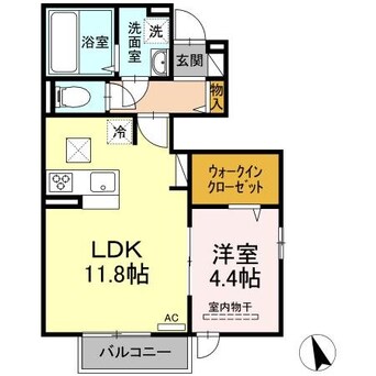間取図 指宿枕崎線/坂之上駅 徒歩4分 1階 築3年