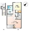 鹿児島市電１系統/上塩屋駅 徒歩2分 2階 築10年 1LDKの間取り