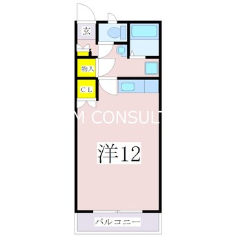 間取図 指宿枕崎線/坂之上駅 徒歩6分 1階 築34年