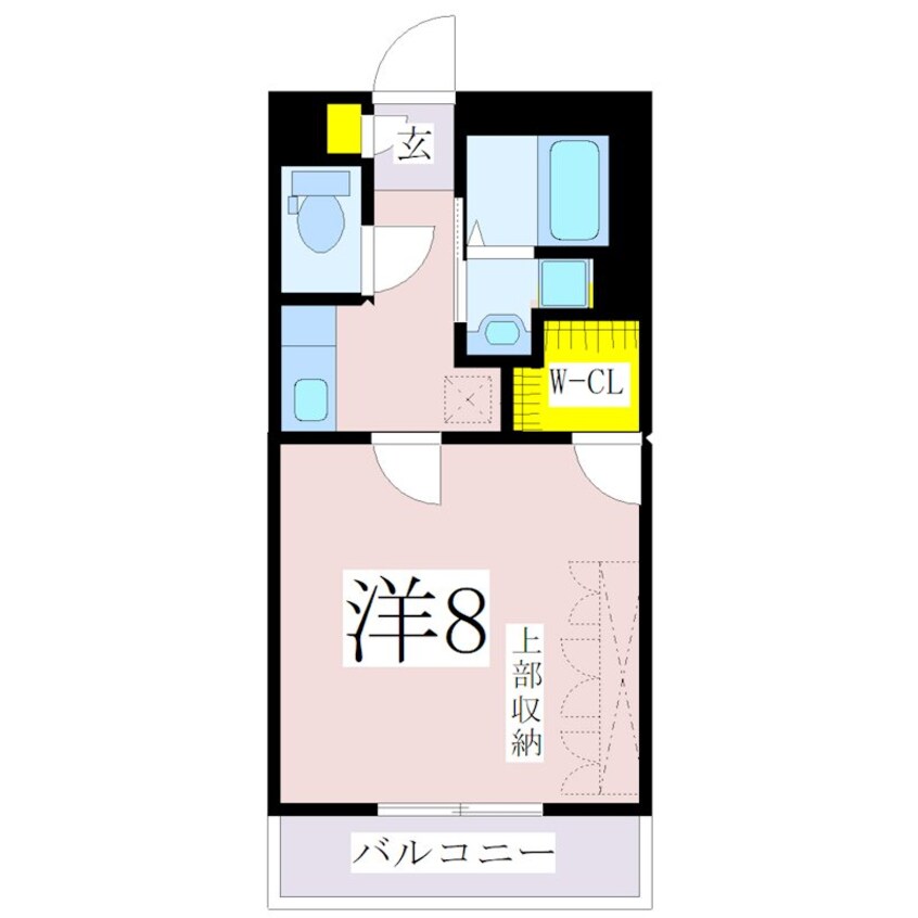 間取図 鹿児島市電１系統/脇田駅 徒歩2分 1階 築11年