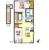 指宿枕崎線/谷山駅 徒歩33分 1-2階 築8年 2LDK+Sの間取り