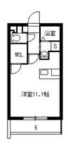 指宿枕崎線/坂之上駅 徒歩4分 3階 築9年 1Rの間取り
