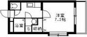 プレステージの間取図