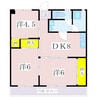 指宿枕崎線/中名駅 徒歩10分 2階 築45年 3DKの間取り