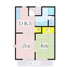 指宿枕崎線/宇宿駅 徒歩23分 1階 築28年 2DKの間取り