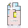 鹿児島市電１系統/谷山駅 徒歩6分 6階 築浅 1LDKの間取り