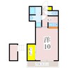 鹿児島市電１系統/涙橋駅 徒歩3分 4階 築18年 1Kの間取り