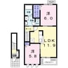 指宿枕崎線/枕崎駅 バス:45分:停歩4分 2階 築7年 2LDKの間取り