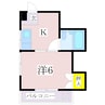 鹿児島市電１系統/郡元駅 徒歩6分 4階 築42年 1Kの間取り