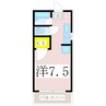 鹿児島市電１系統/騎射場駅 徒歩6分 2階 築35年 1Rの間取り